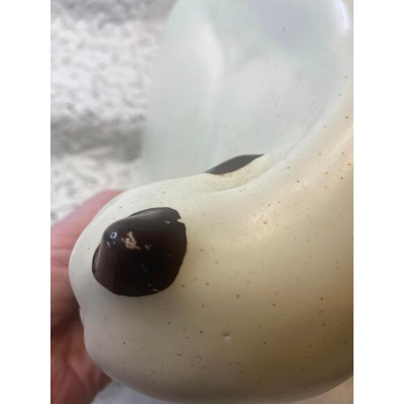 Vintage Flambo Country Collection Ceramic Sleeping Cat Figurine - Ivory With Bro - Picture 4 of 8